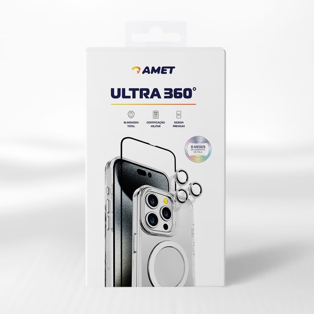 Ultra 360 Protection Bundle for iPhone 17/ Plus/Pro/Pro Max. Compatible with MagSafe. Bundle includes: Anti-Yellowing Clear Case, Screen Protector and Camera Protection (iPhone 17)
